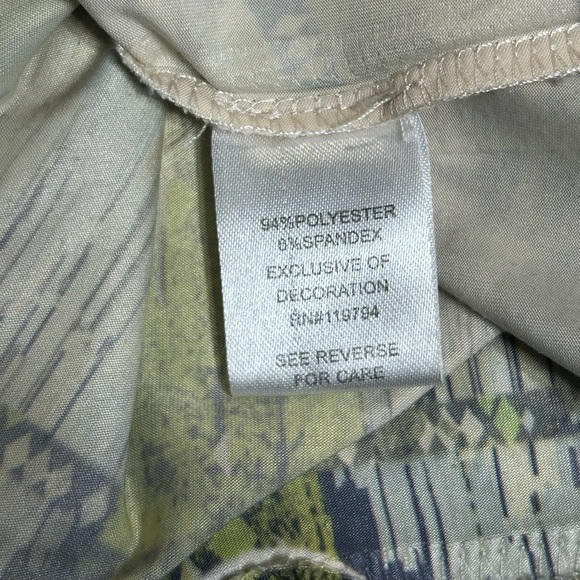 Y2K Vintage Boho Tiered Blouse Fairycore Forest Geometric Artsy Eclectic - Picture 9 of 11